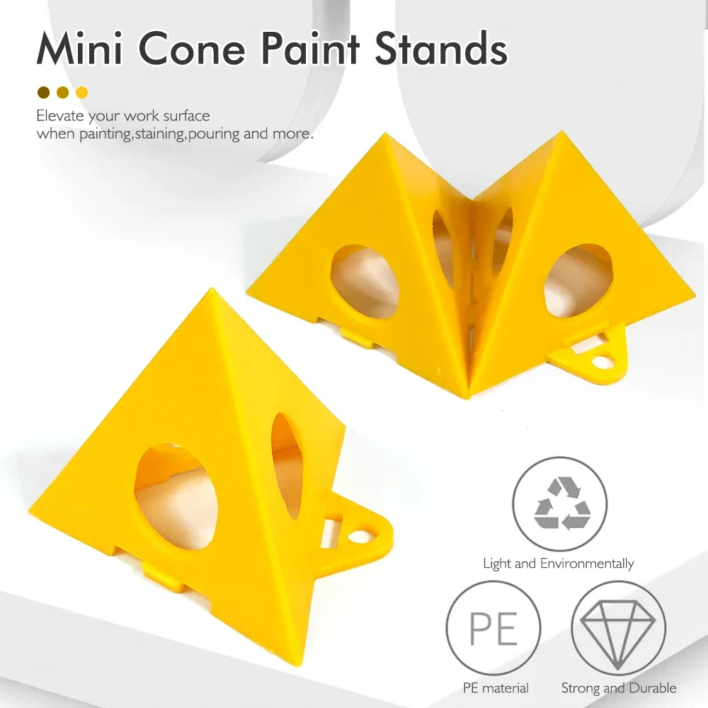 

2025 10pcs Painters Pyramid Stands,Door Stands for Painting, Door Painting Stand, Paint Pyramids, Canvas Stand for Paint Pouring