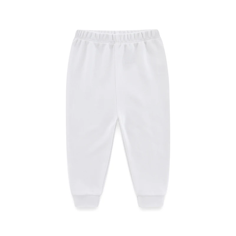 100% cotton for baby Fashion Solid color baby pants are unisex