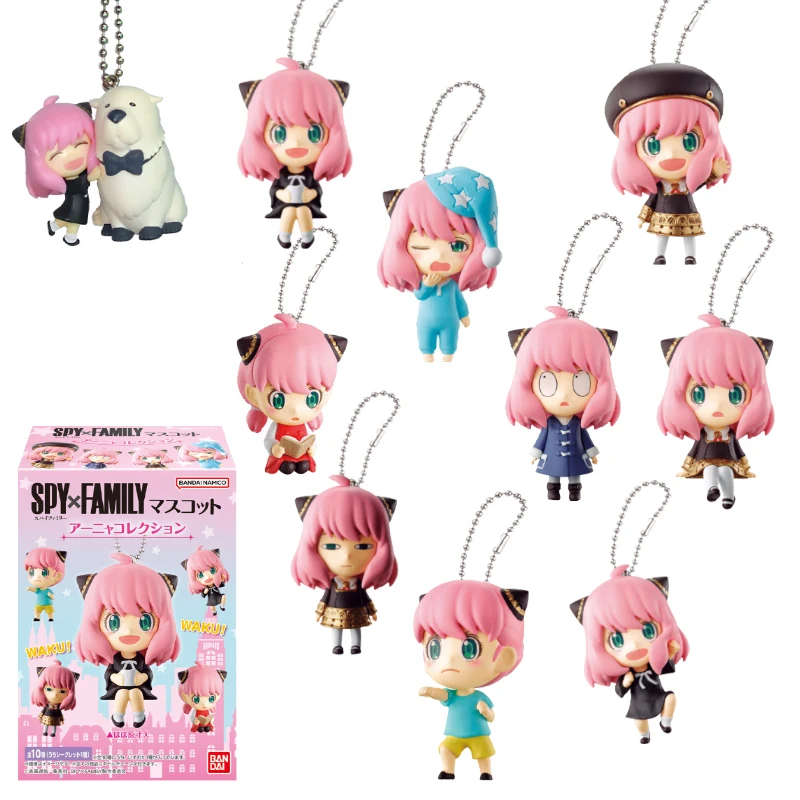 Spy X Familie Anya Sleutelhanger Blinde Doos Gok Tas Mystery Box Speelgoed Pop Schattige Anime Figuur Desktop Ornamenten Geschenkcollectie