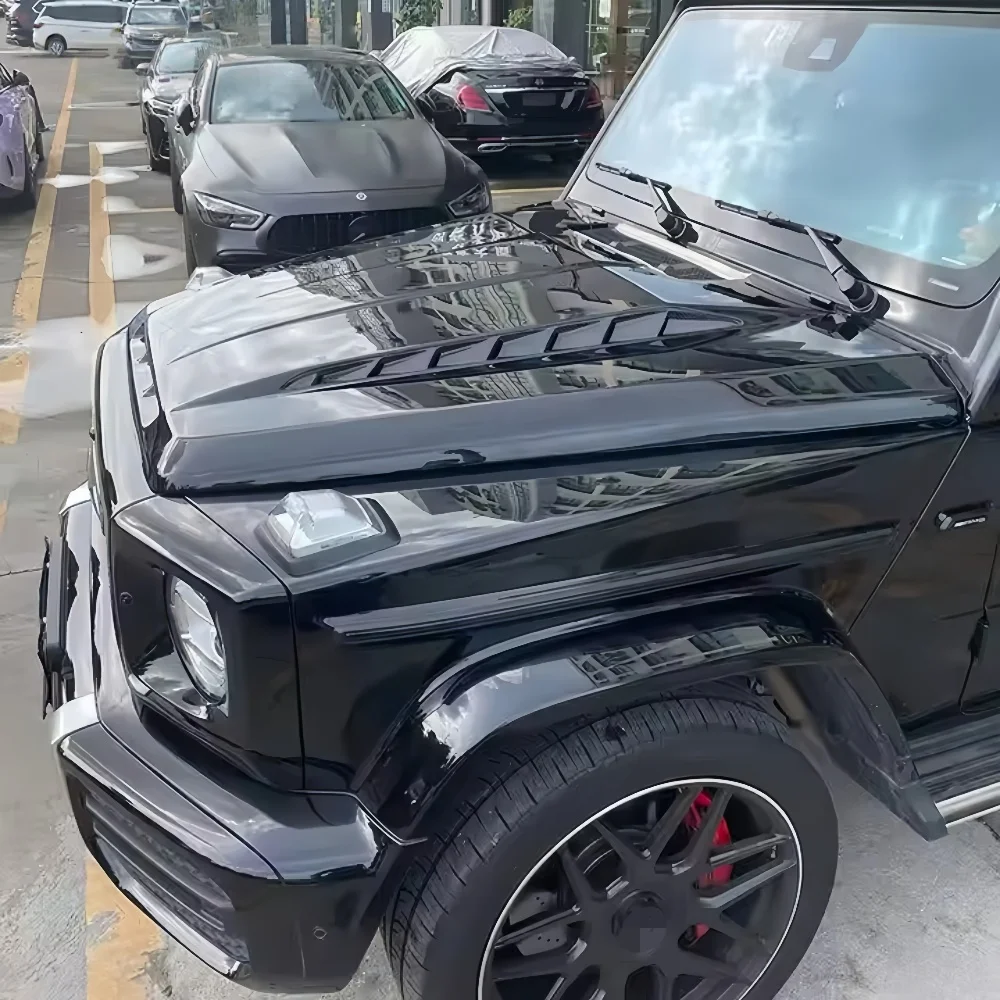 

Suitable for Mercedes Benz G-Class G63 W464 Modified T-style Dry Carbon Fiber Engine Hood Hood Hood