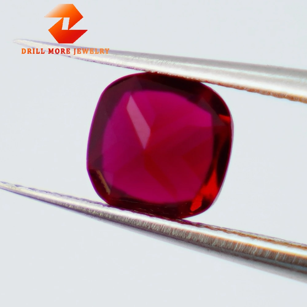 Top Pigeon Blood Lab Grown Ruby AGL Certified Loose Gemstones Cushion Cut With AGL Certificate For Jewelry Making 5