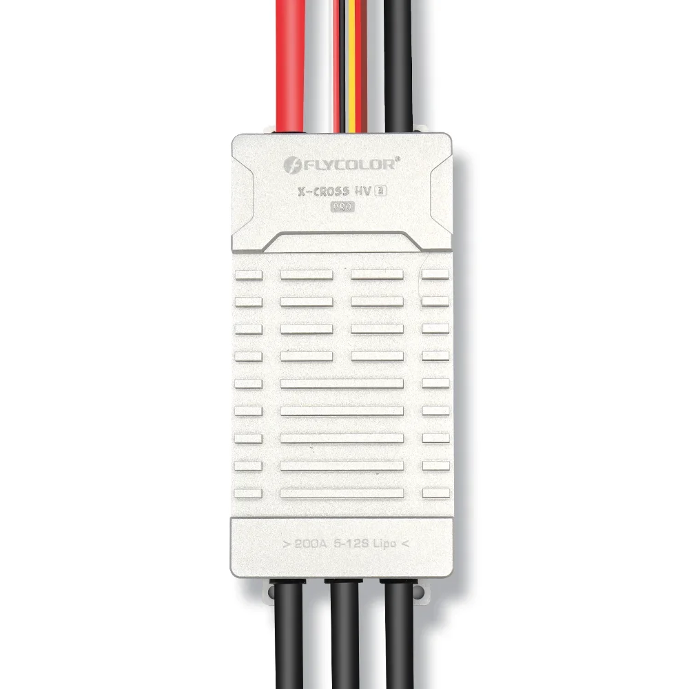 Flycolor 200A ESC ブラシレス X-Cross HV3 PRO 5-12S ARM 32ビット BECなし RCパーツ用