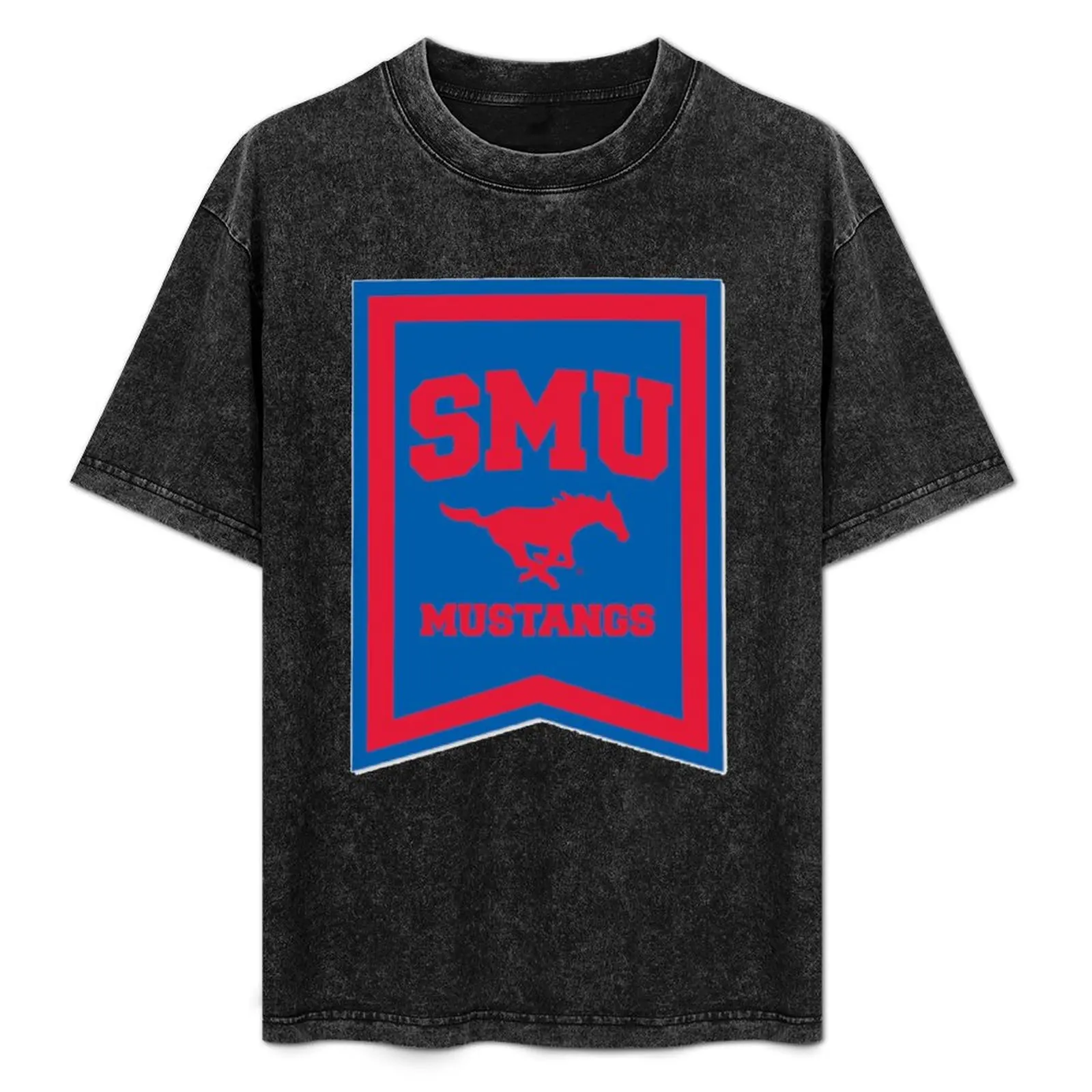 

Футболка SMU Banner, базовая повседневная хлопковая рубашка с короткими рукавами