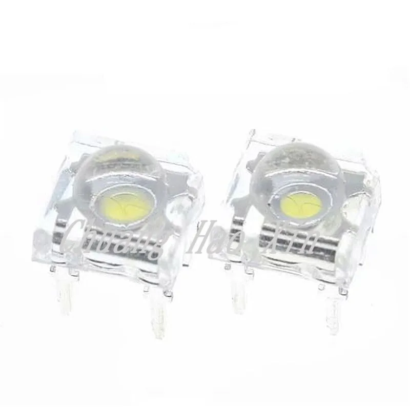 20Pcs 5mm F5 Piranha LED White Red Green Amber Clear 5mm LED Diode Light-Emitting-Diodes 4-pins Piranha LED Diodos Brightness