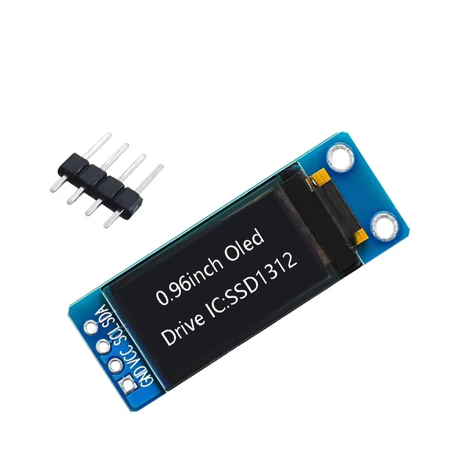 New Original 0.96inch IIC Serial White Vertical Font Oled Lcd Screen Board 64x128 SSD1312 for Arduino ESP32 Raspberry pi STM32