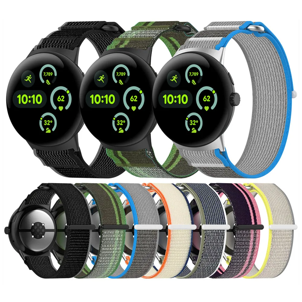 Watch band for Google Pixel Watch 3 Replacement Sport Woven Velcro strap Bracelet Accessories