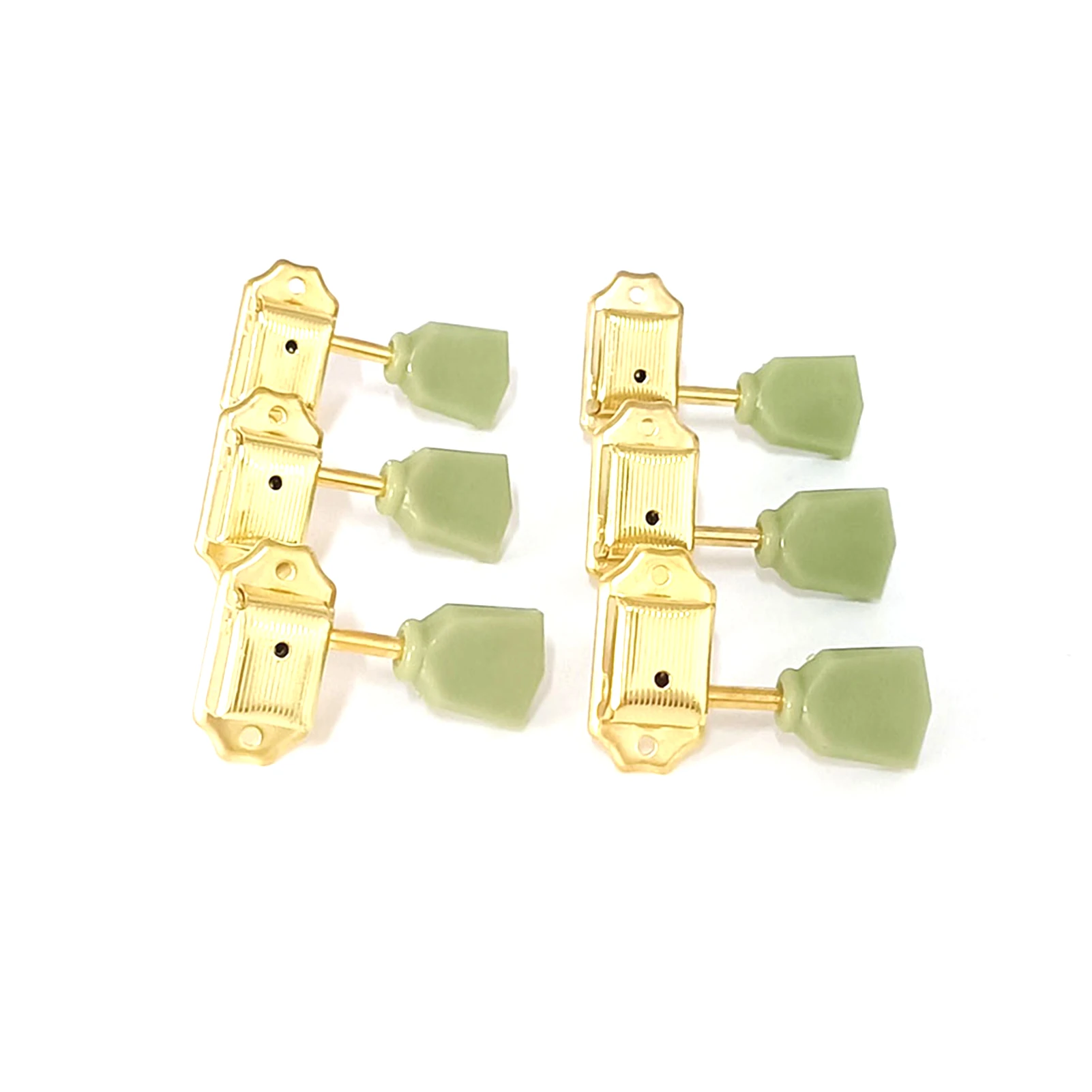 6pcs Open-Style Guitar Tuning Keys String Tuning Peg Vintage Tuners Guitar Machine Head 3L3R for Folk Guitar and Electric Guitar