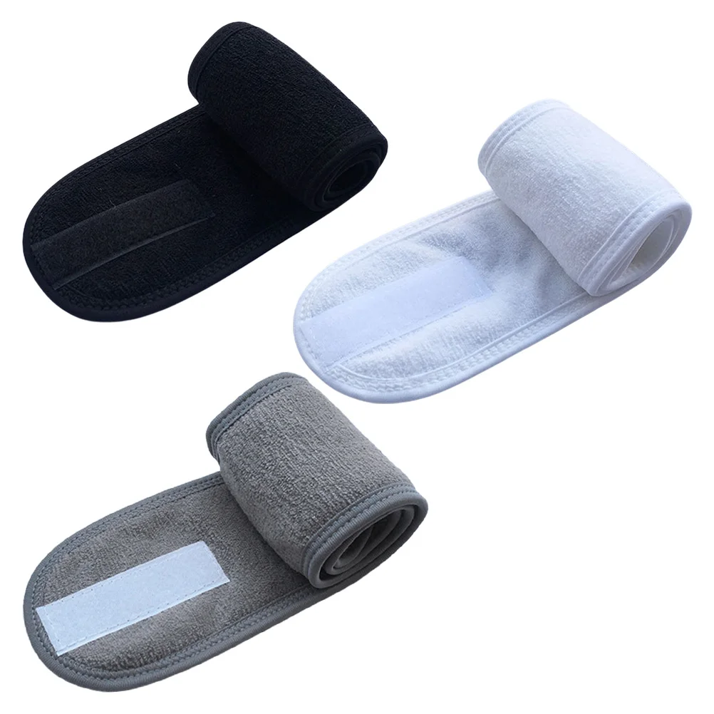 

3Pcs Multi-Use Headbands for Women Functional Design Hair Management Band for Cleansing Makeup Yoga Daily Wear