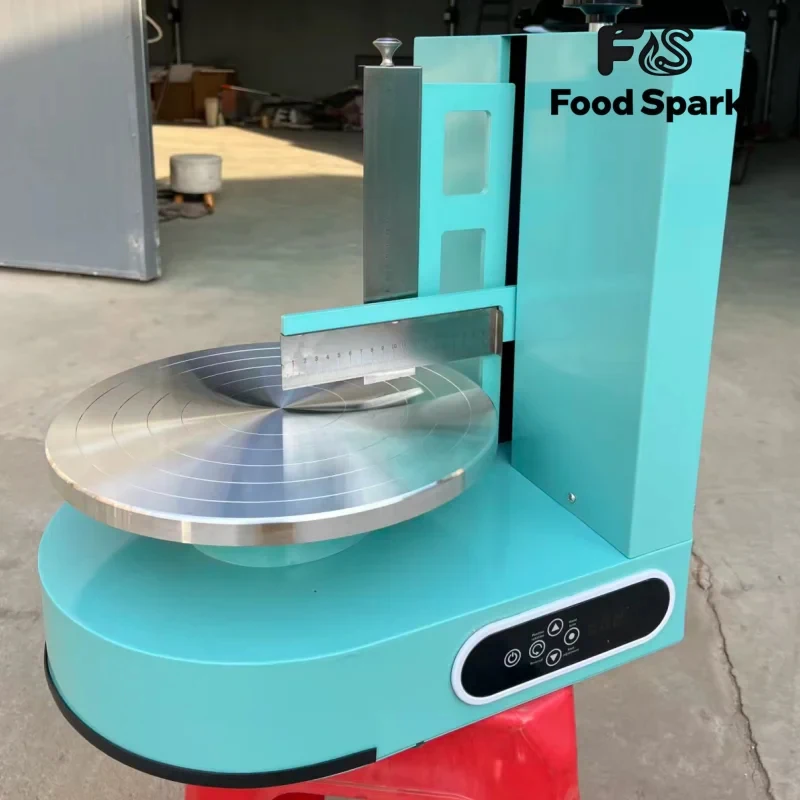 

Commercial Automatic Frosting Icing Coating Rotary Turntables To Cakes Decorate Machine Cake