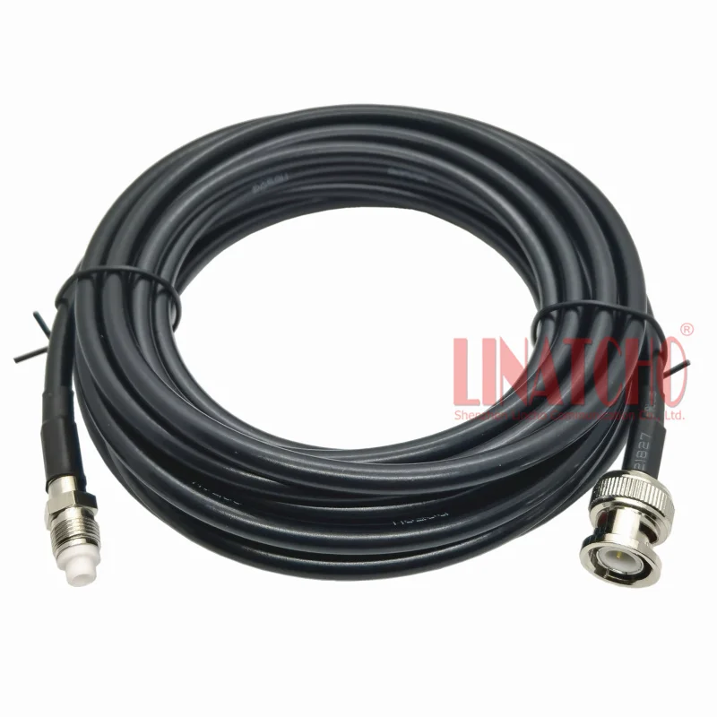 

3 Meters RF Coaxial RG58U FME Female Jack to BNC Male Plug Connector Radio Antenna Extension Cable