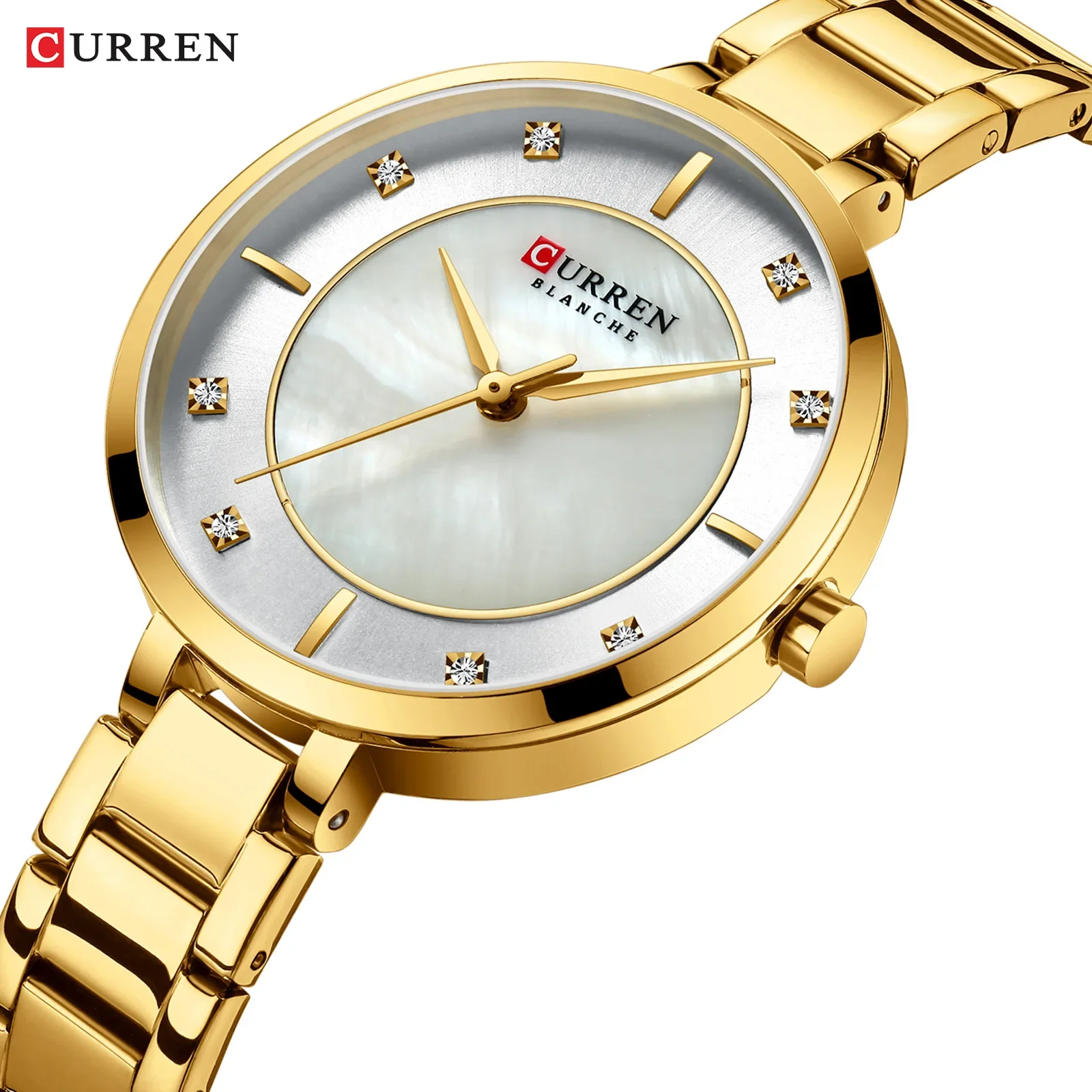 Curren's New 9051 Women's Watch Waterproof Quartz Watch Fashion Temperament Women's Watch