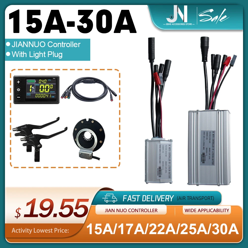 

Electric Bicycle JN 36V 48V15A 17A 22A 25A 30A Controller S866 Color display with USB for Ebike 250W-1000W Hub Motor Accessories