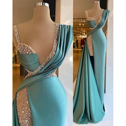 Formal Evening Dress for Formal Occasion 2024 Sleeveless Floor Length Sequined Sweetheart Luxury Women Prom Dresses