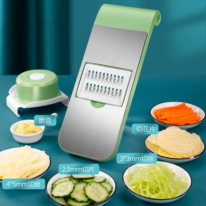 

Multi functional vegetable slicer, magnetic stainless steel vegetable slicer, potato shred cutting tool, domestic slicing tool