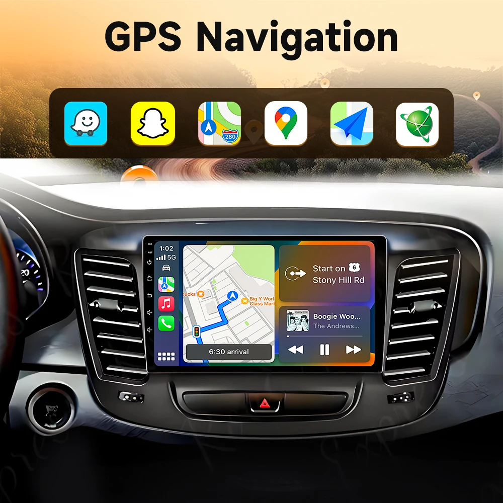 Android 16 For Chrysler 200 200C 200S 2015 - 2019 Car Radio head unit Multimedia Navigation Stereo Carplay WIFI Screen GPS BT