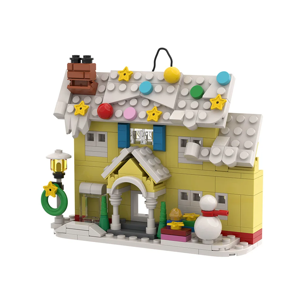 Blocs de construction de vacances de noël de Lampoon National MOC, idée de bricolage, maison RV, arbre de noël, briques déco de vacances, jouet cadeau pour adulte