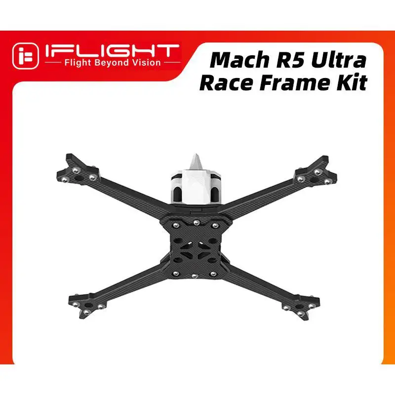 

Комплект рамы iFlight Mach R5 Sport Ultra Race, 5 дюймов, 190 мм, колесная база для RC DIY FPV Racing Drone