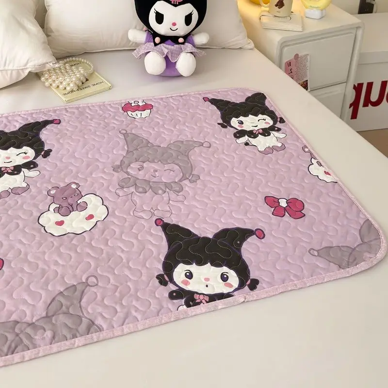 Sanrio Kuromi Lotso Pooh Bear Pochacco cute schoolgirl cartoon pattern washable menstrual period leak-proof large size mattress