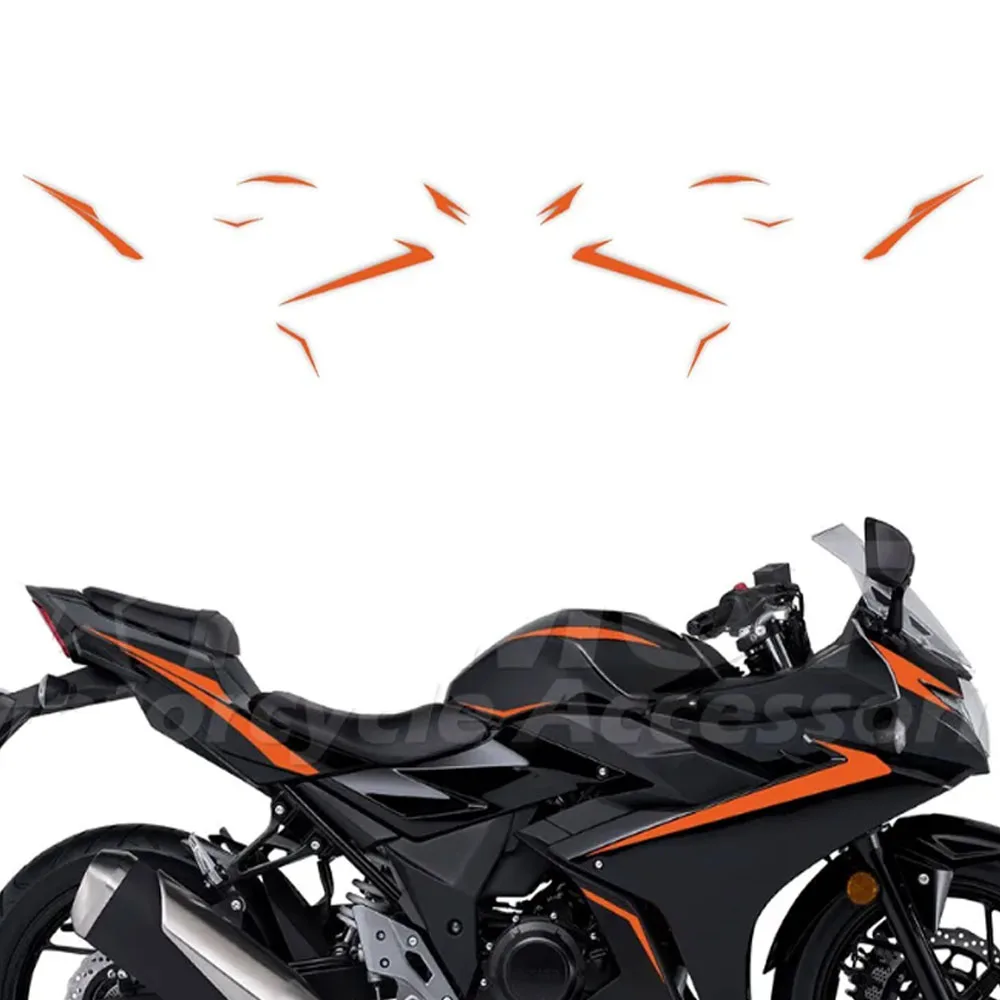 Suitable for Suzuki GSX250R reflective stickers modified body decals car stickers decorative pull flower prints