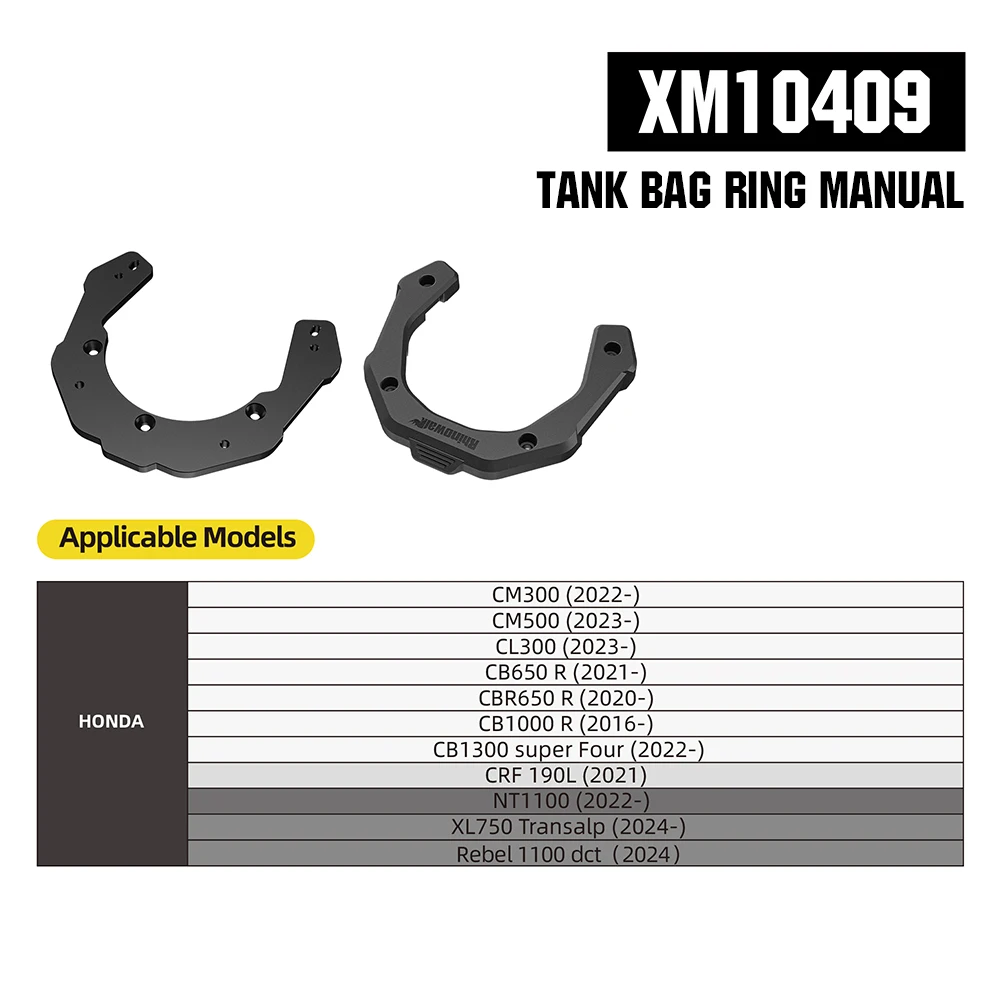 Rhinowalk Motorfiets Waterdichte Tank Opbergtas Magnetische Snelkoppeling Fietsaccessoires Voor CFMOTO 450 MT Kawasaki VOGE BMW