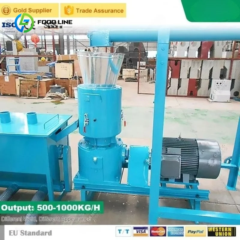 Customized Best Price Commercial Animal Feed Pellet Machine Feed Production Line for Sale
