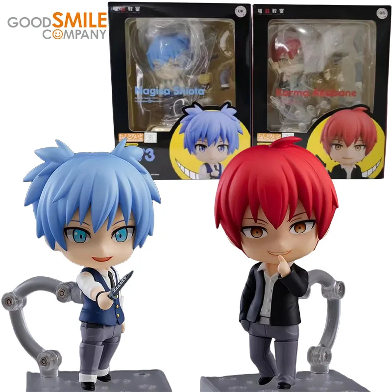 

Good Smile Genuine Assassination Classroom Anime Figure Shiota Nagisa Akabane Karma Action Toys for Kids Gift Collectible Model