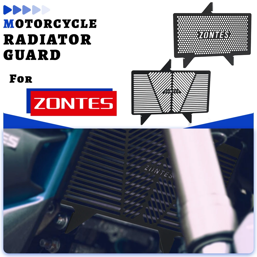 For Zontes G1-125 ZT125-G1 U125 ZT125-U Motorcycle CNC Radiator Grille Guard Cover 125-Z2 125-U1 ZT150-U Zontes U155 Accessories