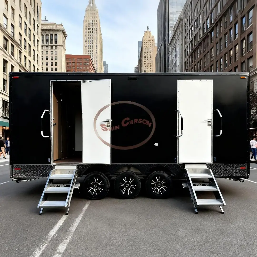 

Mobile Public Toilet Outdoor Temporary Bathroom Engineering Construction Site Simple Portable