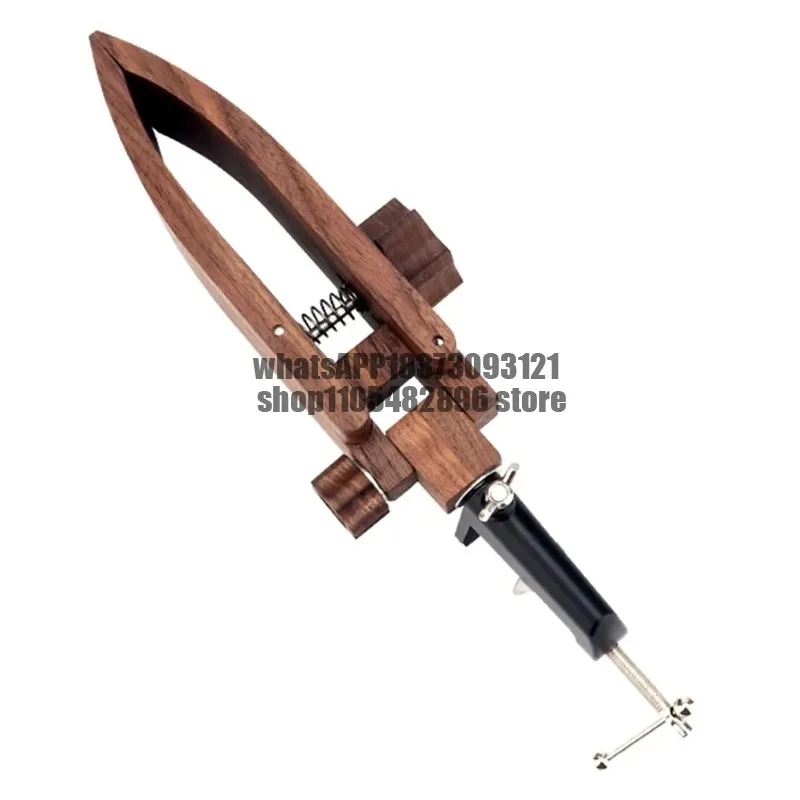 Hand Sewing Wooden Clip Adjustable Clamp Foldable Leather Sewing Tool DIY Stitching Fixed Rack