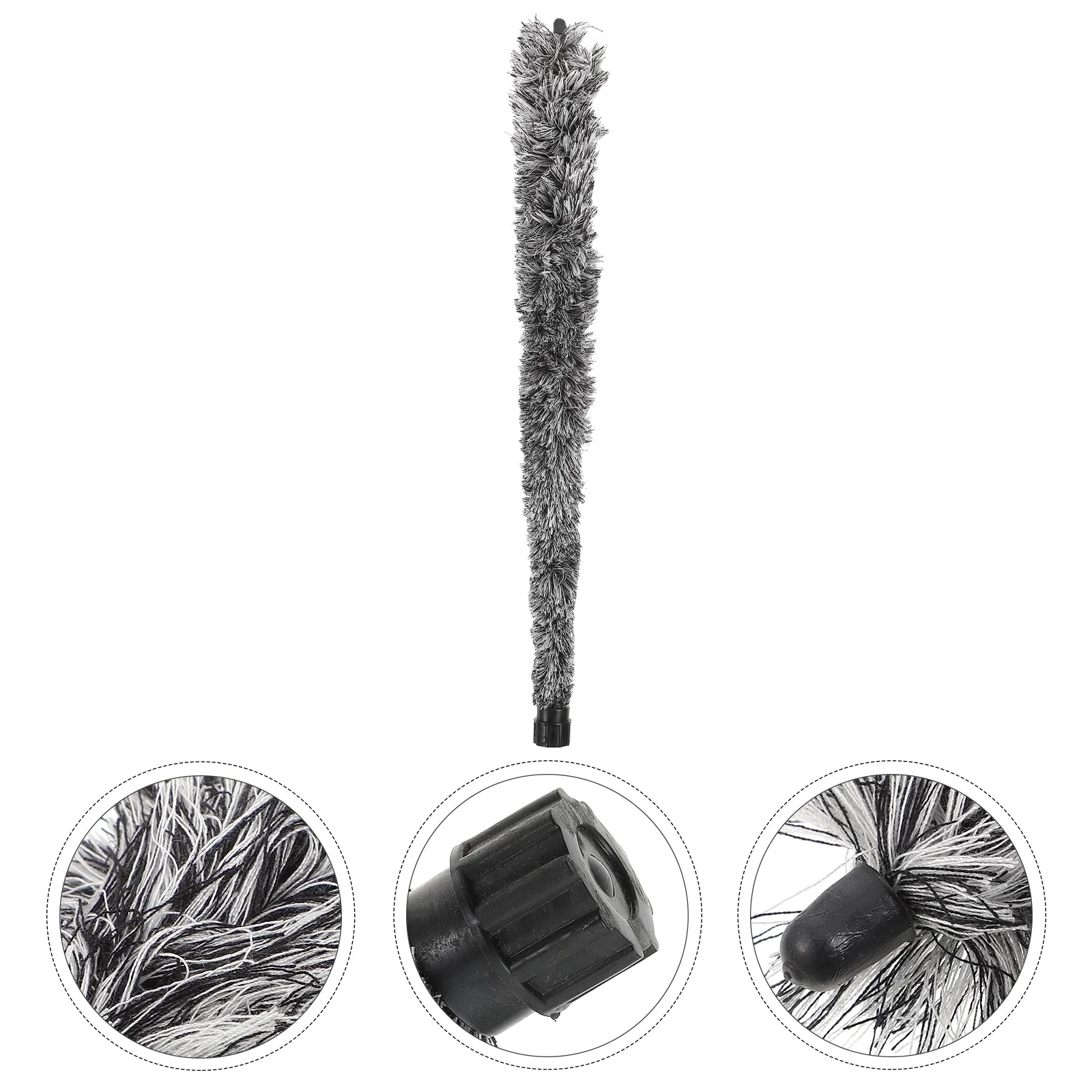 

1PC Cotton Sax Cleaning Brush Portable for Alto Saxophone Maintenance Tool Pad Saver Grey Instrument Accessories