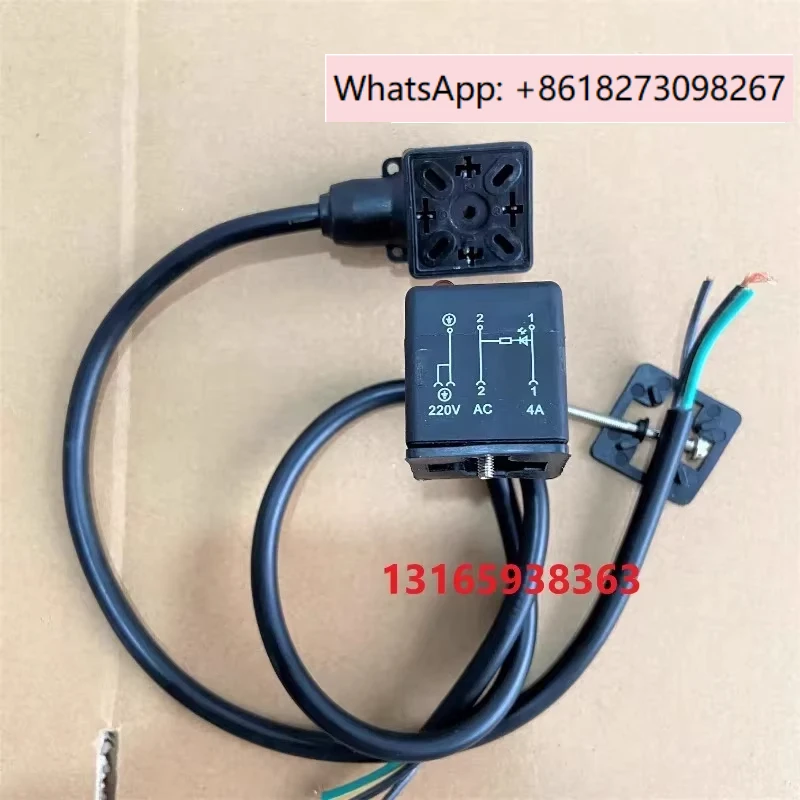 QY integrated waterproof solenoid valve coil plug junction box connector DIN43650A hydraulic coil plug