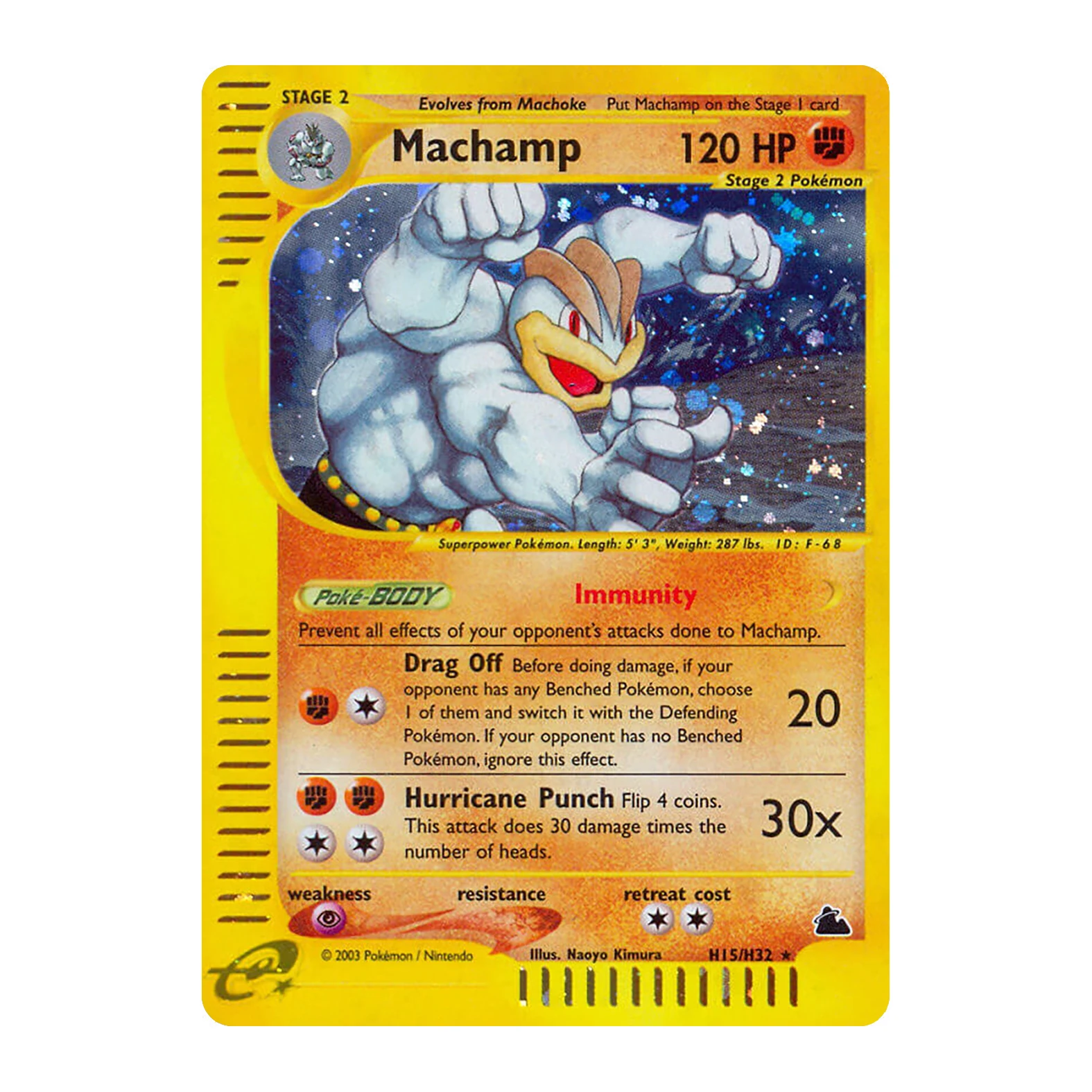 Vintage PKM Skyridge (SK) E-KARTEN H1-H32 Voll-Holo Seltene PROXY-Karten Set Gyarados Umbreon Flareon Klassische WOTC Sammelkarten – Detail 24