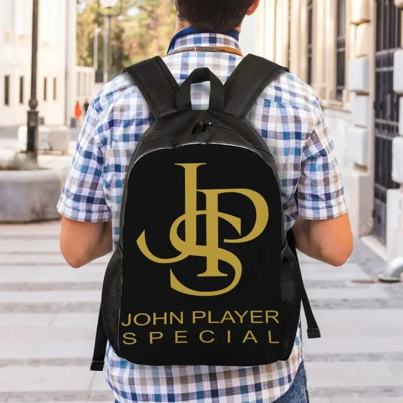 Customized JPS John Player Special Backpack Men Women Casual Bookbag for School College Bags