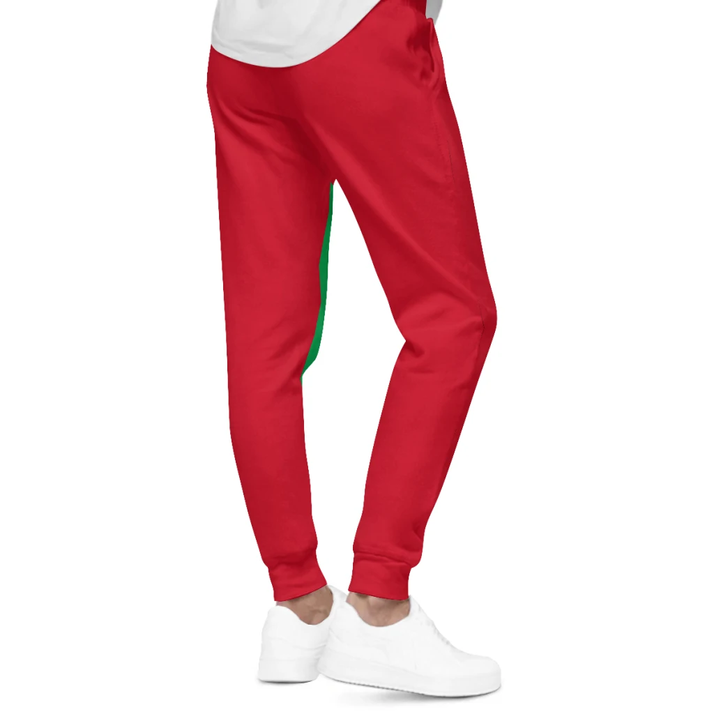 Pantalones de chándal multifunción para hombre, ropa deportiva con cordón, Bandera de Guinea, con bolsillos, para fútbol