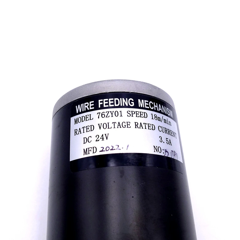 76ZY01 DC24 MIG Сварочный аппарат Стальной материал Двигатель подачи проволоки Двигатель без кронштейна в сборе