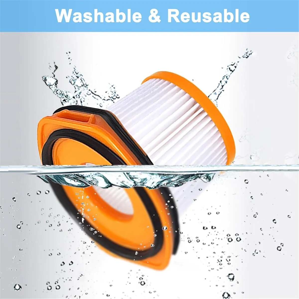 FNJK-8 Pack сменный вакуумный фильтр для Shark WS620 WS632 WS630, совместимый с системой Shark Wandvac WS633