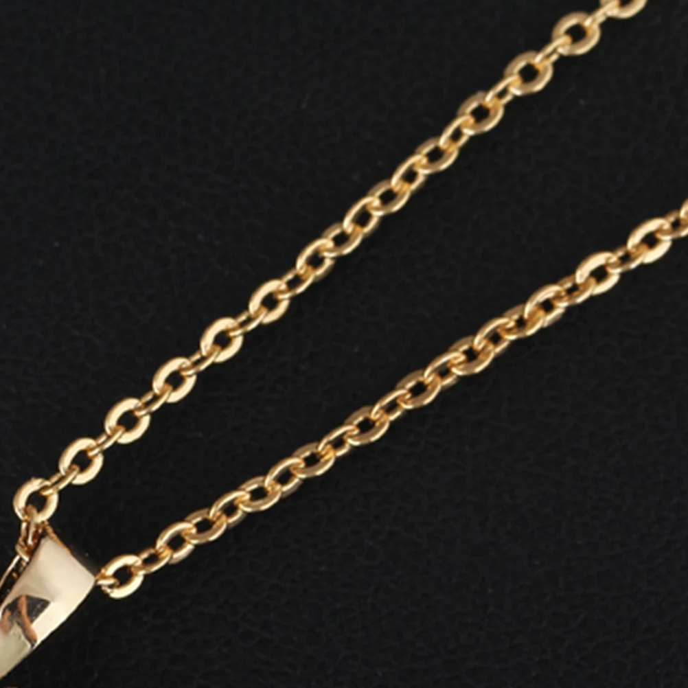 

Women Necklace Alloy Small Delicate Zircon Pendant Chain Durable Elegant Everyday Jewelry Women Necklace