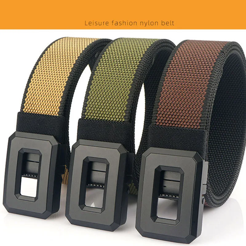 

2024 New Tactical Nylon Belt For Men And Women Military Hunting Multi Functional Combat Survival High Quality Luxury Canvas Belt