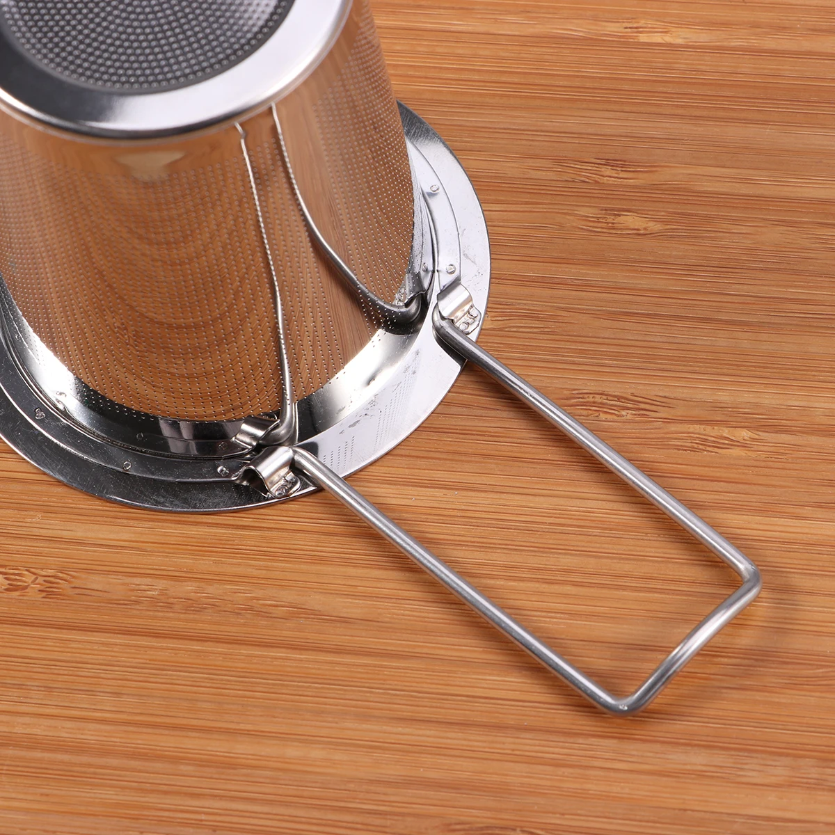 

Stainless Steel Tea Infuser Tea Strainer with Foldable Double Handles for Hanging on Teapots Mugs Cups