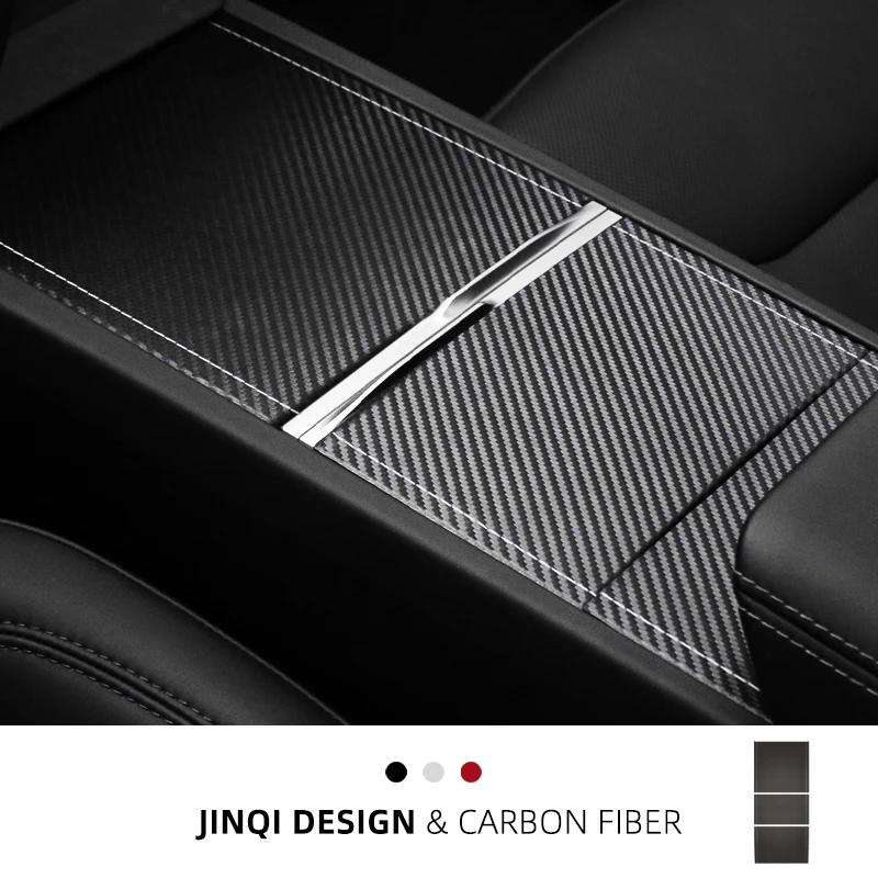 

Applicable to Tesla Model 3 Huanxin version central control panel protection sticker carbon fiber pattern special interior