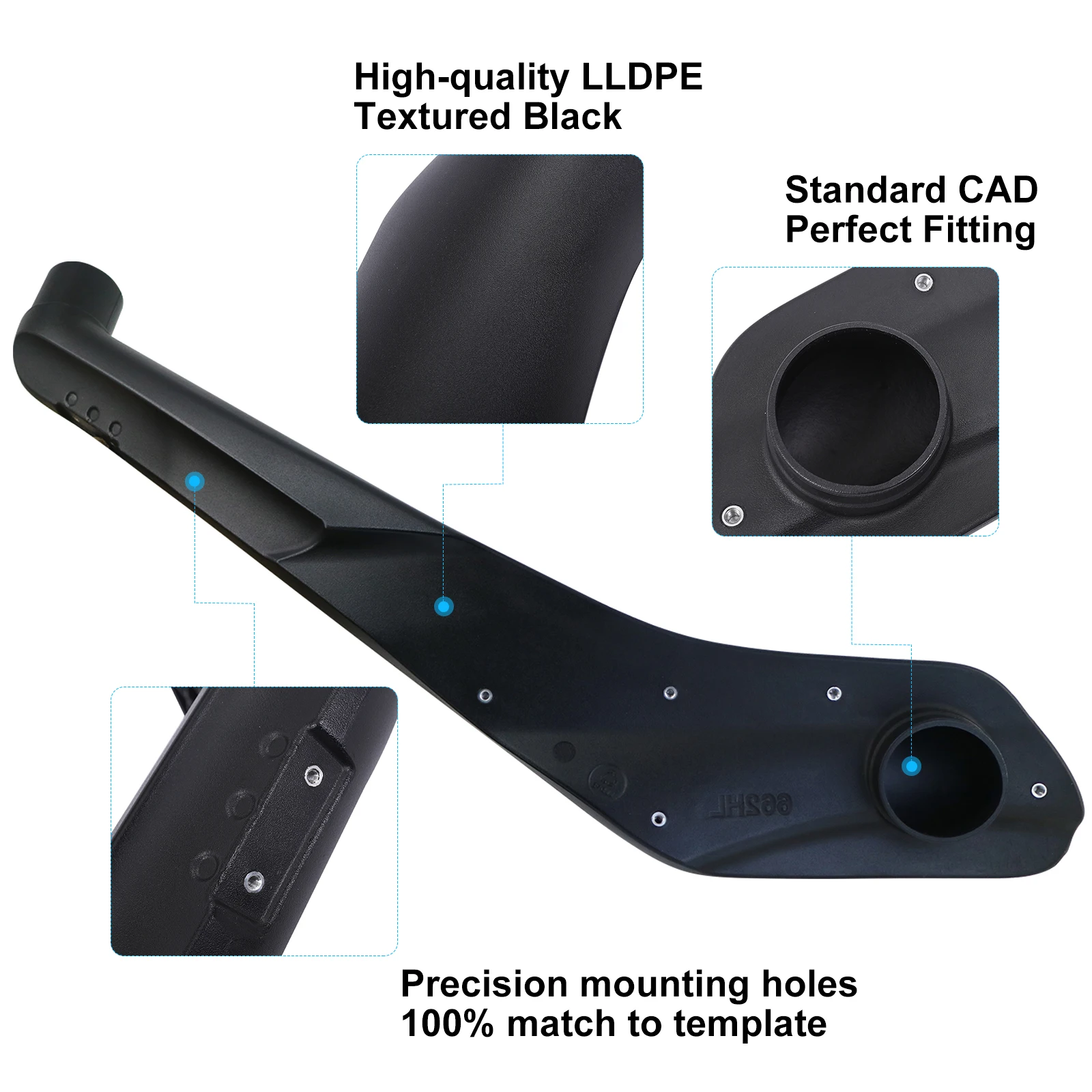 مجموعة غطس السيارات مدخل هواء لميتسوبيشي تريتون MQ 2015 2016 2017 2018 2019 2.4L ديزل توربو 4N15 ملحقات الطرق الوعرة 4x4 #2
