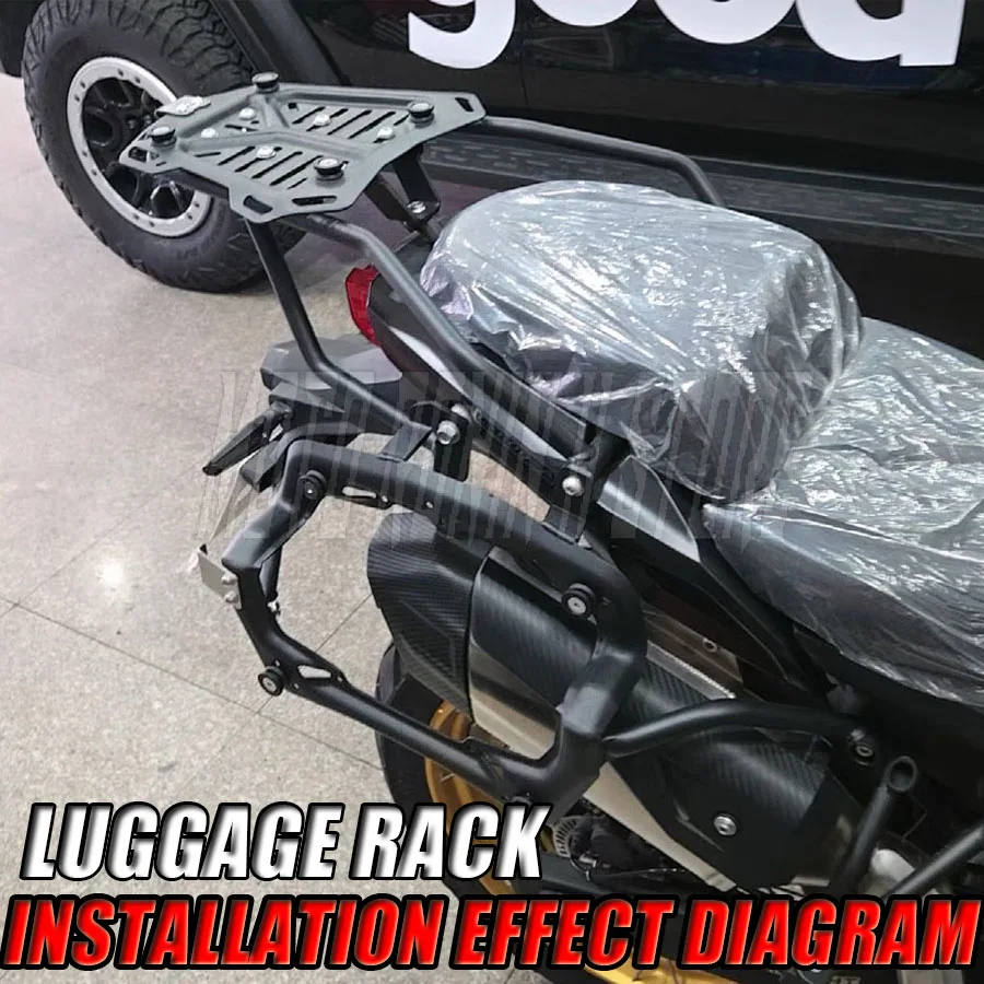 For VOGE DS525X 525 DSX Aluminum Case Top Case Side Luggage Box Panniers Motorcycle Trunk SaddleBag Bracket Tool Storage Box