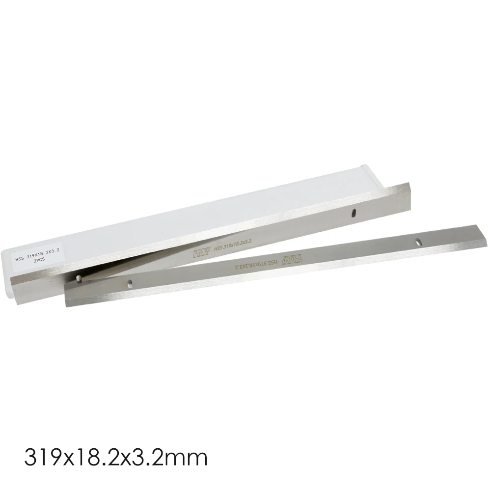 319mm HSS Thickness Wood Planer Blade Knife 319x18.2x3.2mm Single Edged for Ryobi ETP1531AK JET JWP-12 GMC MA1931 Corvette 21