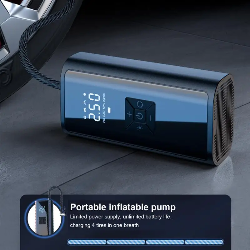 

Car Tire Electric Multifunctional Pumps Digital Display Air Compressor Fast Inflation Car Inflatable Pump With Preset Tire