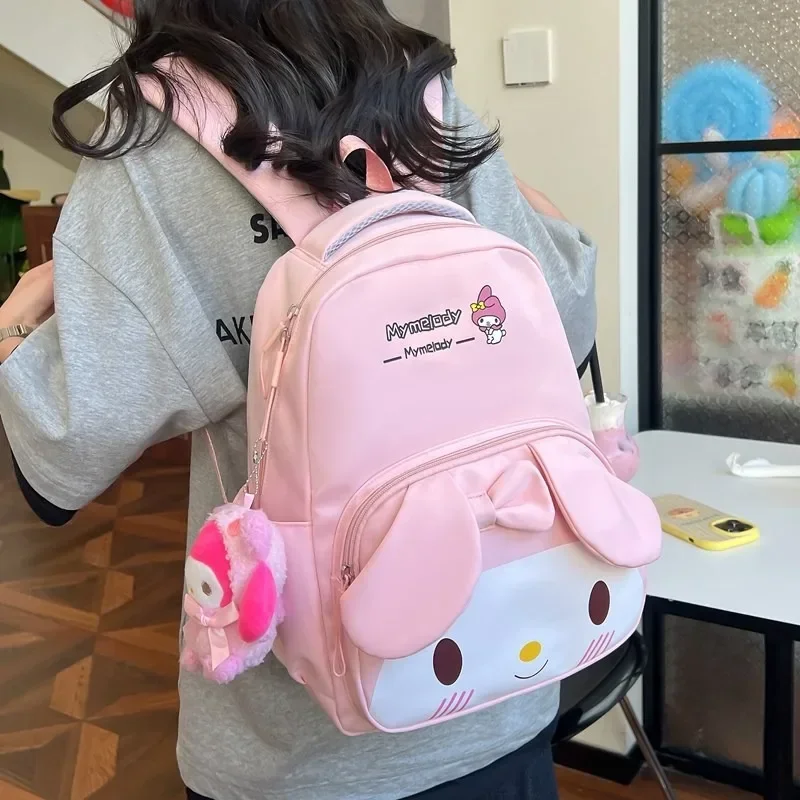 Sanrio Cinnamoroll Backpack Student Cute Teenagers Cartoon Anime Schoolbag Kawaii Large Capacity Fashion Bag Convenient Travel