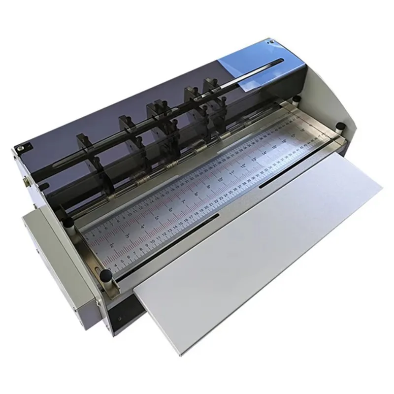 SG-H500 Tani Elektryczny Zagniatarka do Papieru Biurowego 460MM Perforator 18 Calowy Do Papieru z Liniami Znakowymi