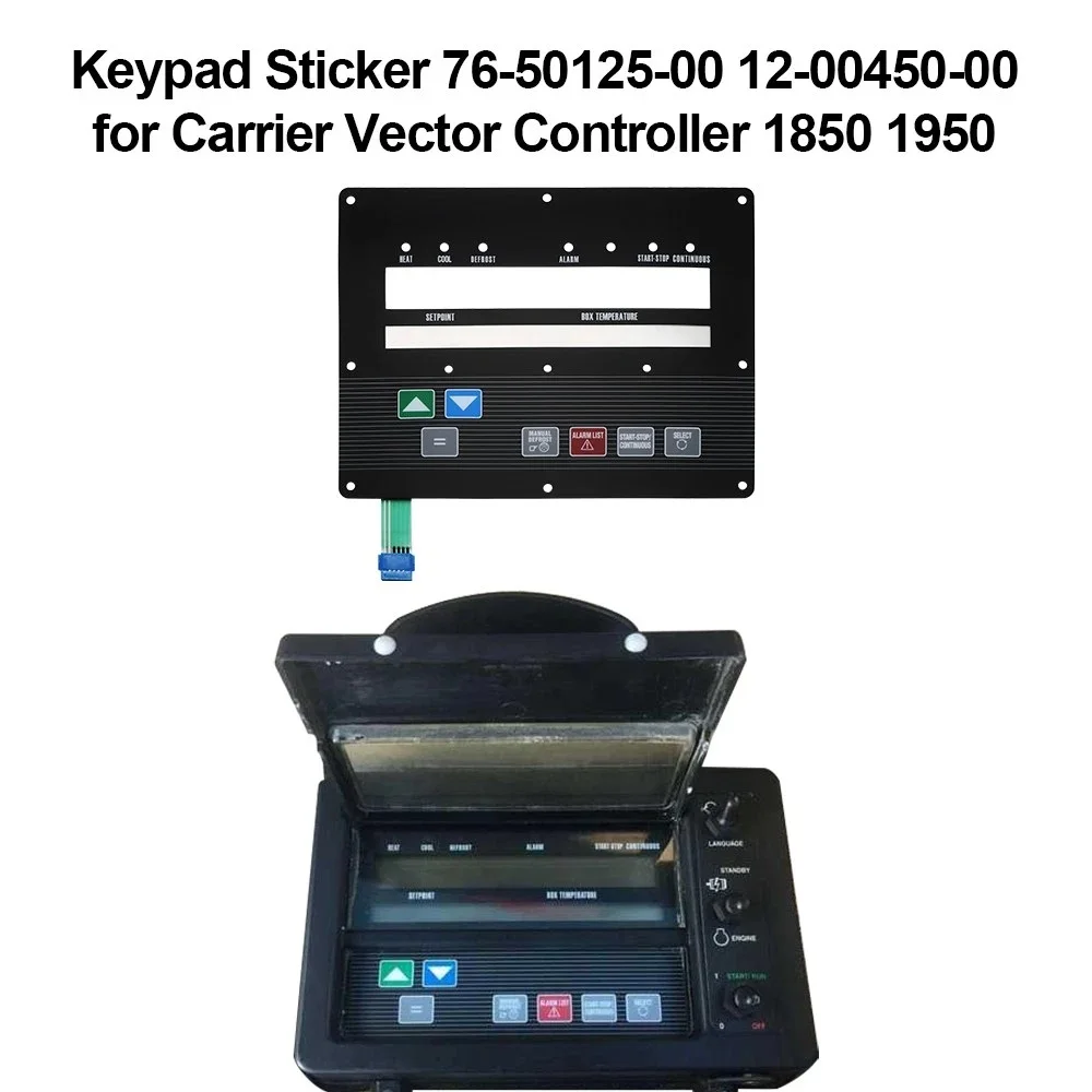 Keypad Sticker 76-50125-00 12-00450-00 for Carrier Vector Controller 1950 1850
