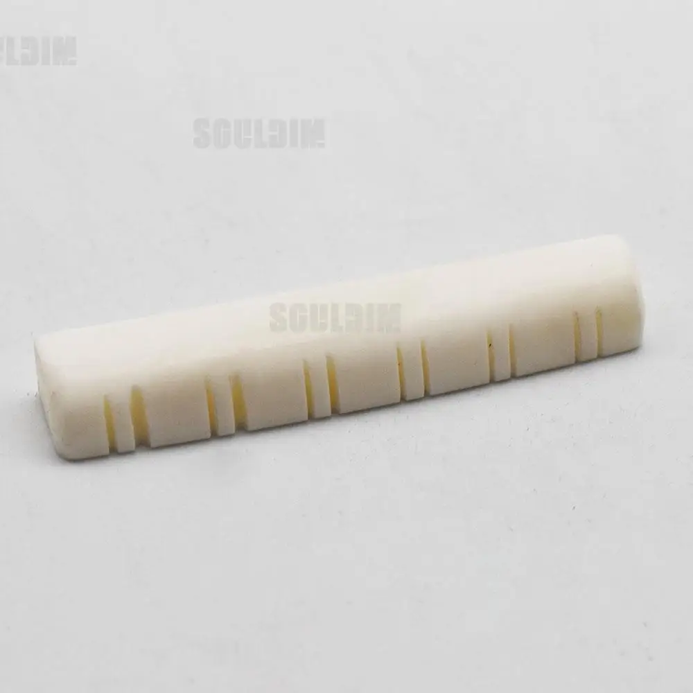 1Pair 12 Strings Acoustic Guitar Cattle Bone Bridge Saddle Nut Musical Instrument Part Classical Acoustic Guitar Nut Set