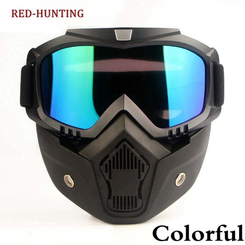 Casco Protector táctico para motocicleta, gafas a prueba de viento, Protector de ojos para Paintball al aire libre, equipo Airsoft