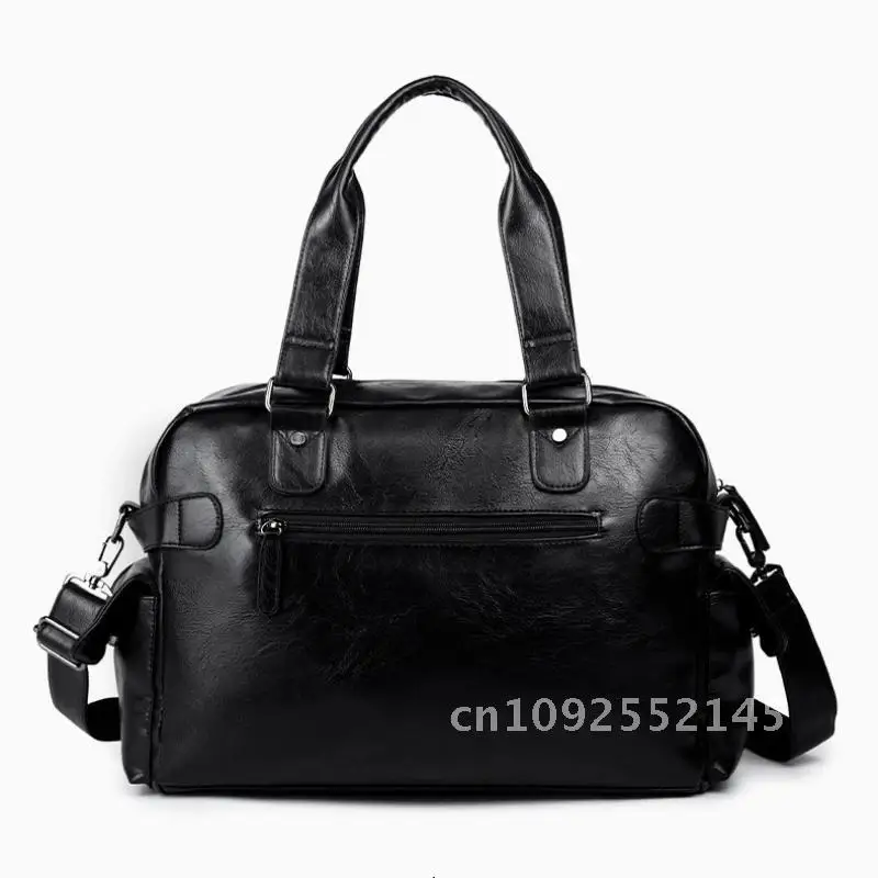 New Fashion Men's Handbag Large Capacity Casual Versatile Brand Portable Bag High Quality Shoulder Travel Bag Bag Storage Trend